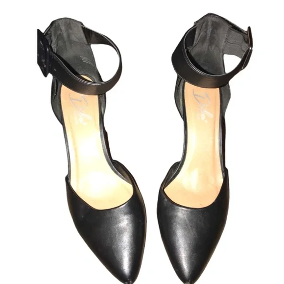 Diba Shoes Diba London Black Heels Ankle Strap Size 95 Poshmark
